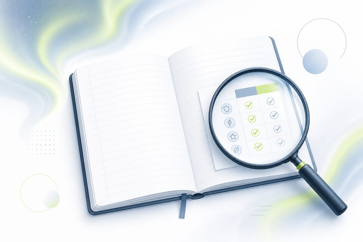Editorial desk illustration